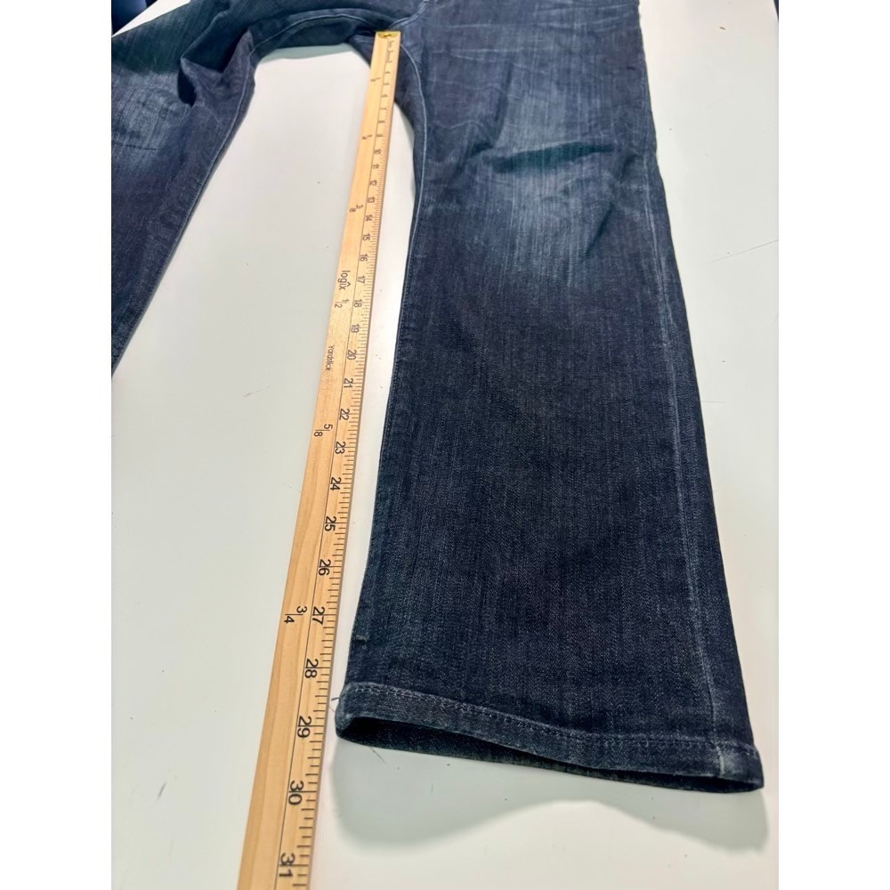 American Eagle Slim Jeans Mens 33x30 Dark Wash Extreme Flex Denim Hipster Casual - Picture 9 of 11